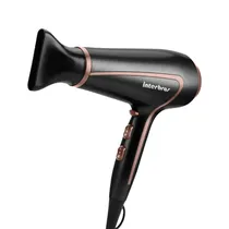 Secador de Cabelo Interbras Hair Style Pro 2200 HD008 / 3 Velocidades / 2 Temperaturas / 2200W / Bivolt - Preto