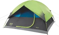 Barraca Coleman Sundome Dark Room 2000032254 para 6 Pessoas 305X305X183CM - Green