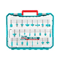 Kit de Acessórios para Fresadora Total TACSR12406 6MM 24 Piezas