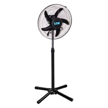 Ventilador de Pe LTM Stand Fan SB-s-4001 / 16" / 45W / 110V ~ 60HZ - Preto (Sem Caixa)