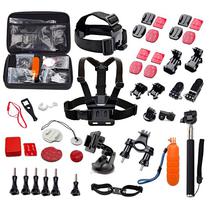 Kit de Acessorios para Cameras de Acao Gopro Quanta QTSCA601 - Preto