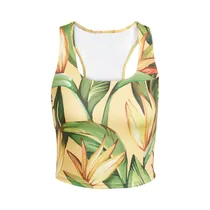 Crop Top Adidas JD6306 X Farm Rio Training Femenino