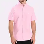 Polo Ralph Lauren Caballero Camisa Manga Corta s/M s Rosa