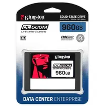 SSD Kingston DC600M, 960GB, 2.5", SATA 3, Leitura 560MB/ s, Gravação 530MB/ s, SEDC600M/ 960G, P/ Servidor