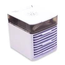 Mini Ar Condicionado Ultra Air Cooler Newfan AH11345 Portatil / 500ML / 3 Velocidades / 5V / com Luz LED - Branco