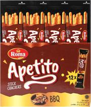 Palitos Salgados Roma Apetito BBQ (12 Unidades) - 222G