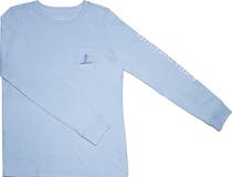 Outlet Camiseta Manga Longa Vineyard Vines 2V002380 Masculina - Azul Ceu