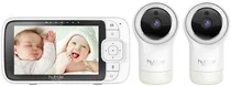 Babá Eletrônica Hubble Nursery PAL Glow+ Twin HCSNPGLX2 com Tela 5.0" Wi-Fi