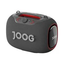 Speaker Joog Pair 1000 com 2 Microfones / 130W / IPX6 / Bluetooth / TWS + Trípe SPS - Cinza