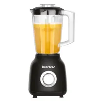 Liquidificador Interbras L30BR / 1.5 Litros / 350W / 2 Velocidades + Pulsar / 110V - Negro