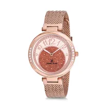 Relógio Analógico Feminino Daniel Klein Premium DK12094-3 - Rosa Ouro