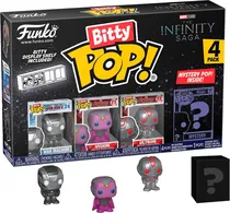 Bonecos The Infinity Saga - Funko Bitty Pop! Misterio Pop Adentro 4 Pack