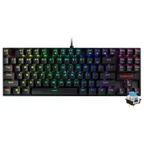 Teclado Gamer Mecanico Redragon K552RGB-1 Kumara USB / RGB / Ingles - Preto