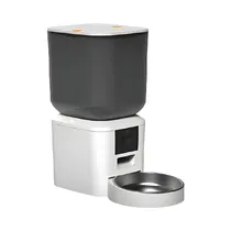 Comedero Automático para Mascotas Satellite A-MSQ292 Automatic Pet Feeder 7L Bivolt Blanco