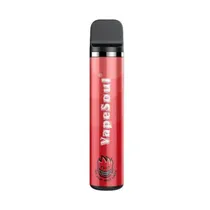 Vape Pod Descartável Vapesoul Smile 1500 Puffs, 5.0ML, 5% Salt Nic, Recarregável - Red Bull