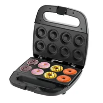 Máquina de Mini Donuts Raf R.532Q / 750W / 220-240V ~ 50/ 60HZ - Preto/ Inox  Máquina de ...
