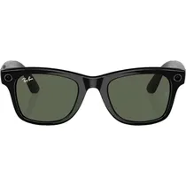 Óculos de Sol Smart Ray-Ban Meta Wayfarer RW4006 - Shiny Black/G-15 Green