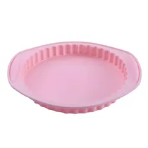 Molde p/Hornear de Silicona Rosa