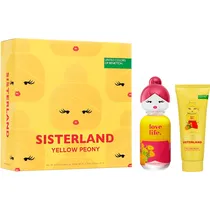 Kit Perfume Benetton Sisterland Yellow Peony Edt 80ML + Loção Corporal 75ML - Feminino