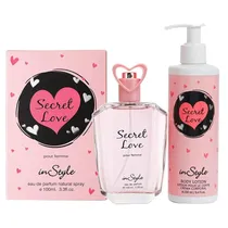 Kit Instyle Secret Love Pour Femme - 2 Em 1 - Perfume Edp 100ML + Body Lotion 250ML