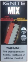 Vape Descartável Ignite Mix Peach Watermelon Ice/Mango Ice 40000 Puffs