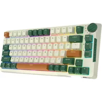 Teclado Mecânico Royal Kludge RK-H81 75% RGB Sem Fio Switch Blue - Time Machine (Inglês)