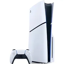 Console Sony Playstation 5 Standard Slim CFI-2015A 4K 1 TB + Gran Turismo 7 - Branco