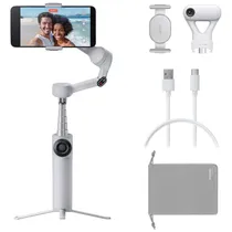 Estabilizador INSTA360 Flow 2 Tracker Bundle para Smartphone - Cinza