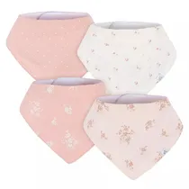 Just Born Set 4 Bandanas Flores