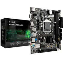Placa Mãe 1151 Star H110 DDR4 M.2 Nvme/HDMI/VGA Placa Mãe 1151 Star H110 DDR4 M.2 Nvme/HDMI/VGA