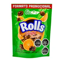 Costa Rolls Chocolate 80G Crispy Naranja  Costa Rolls...
