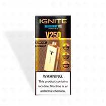 Ignite Vaper Desechable V250 Gold 25000PUFFS Bluberry Ice