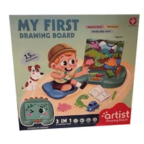 Indatoys Creativos Pizarra Magnetica Dino (Consig) 5+ Años