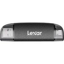 Leitor de Memória Lexar Dual-Slot USB-A/C Microsd/SD 205 MB/s (LRW310X-BNBNG)