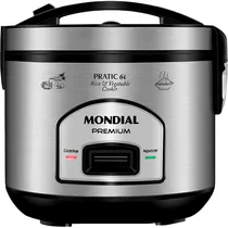 Panela Elétrica Mondial PE-43-6X 220V 500W - Preto/Inox