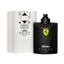 Tester Perfume Ferrari Black Edt Masculino 125ML