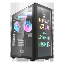 Gabinete Gamer Darkflash DK210 Graffiti Argb Mid Tower - Preto
