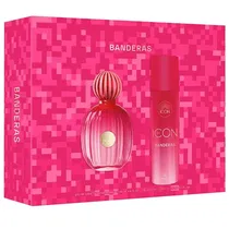 Kit Perfume Feminino Antonio Banderas The Icon Edp 100 ML + Desodorante