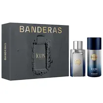 Kit Perfume Masculino Antonio Banderas The Icon Elixir Edp 100 ML + Desodorante