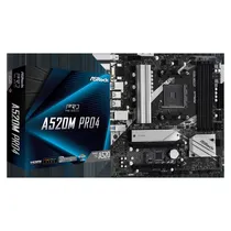 Placa Mãe Asrock A520M PRO4 DDR4 Socket AM4 Chipset AMD A520 Micro ATX