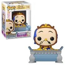 Funko Pop Disney BT.Beast 30TH Cogsworth In Cobbler Pan *Ex* 1138