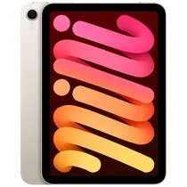 Apple iPad Mini 7 2024 MXN83LL/ A Wi-Fi / 128GB / Tela Liquid Retina de 8.3 / Cam 12MP / Ios - Starlight