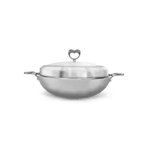 FL-34SS-Ihwok Balzano 34CM Multiply SS Wok With Lid
