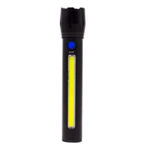 Lanterna Tatico LED Luo LU-181 USB Recarregavel / Impermeável / Luz de Alimentaçao - Preto