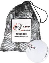 Bola de Golfe Bullet Distance Ball White (12 Unidades)