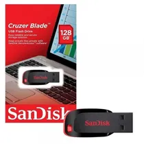 Pen Drive 128GB Sandisk Z50 Cruzer Blade Pen Drive 128GB Sandisk Z50 Cruzer Blade