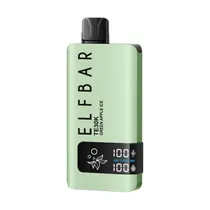 Pod Descartável Elfbar TE30K Green Apple Ice 30.000 Puffs