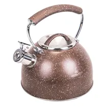 Chaleira de 2,5 Litros Inox - Marrom
