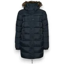 Chaqueta de Plumón Femenino Superdry Vintage Con Capucha Negro