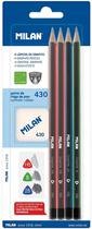 Lapis Milan Grafite 4 Unidades + 1 Borracha 430 - BYM10344